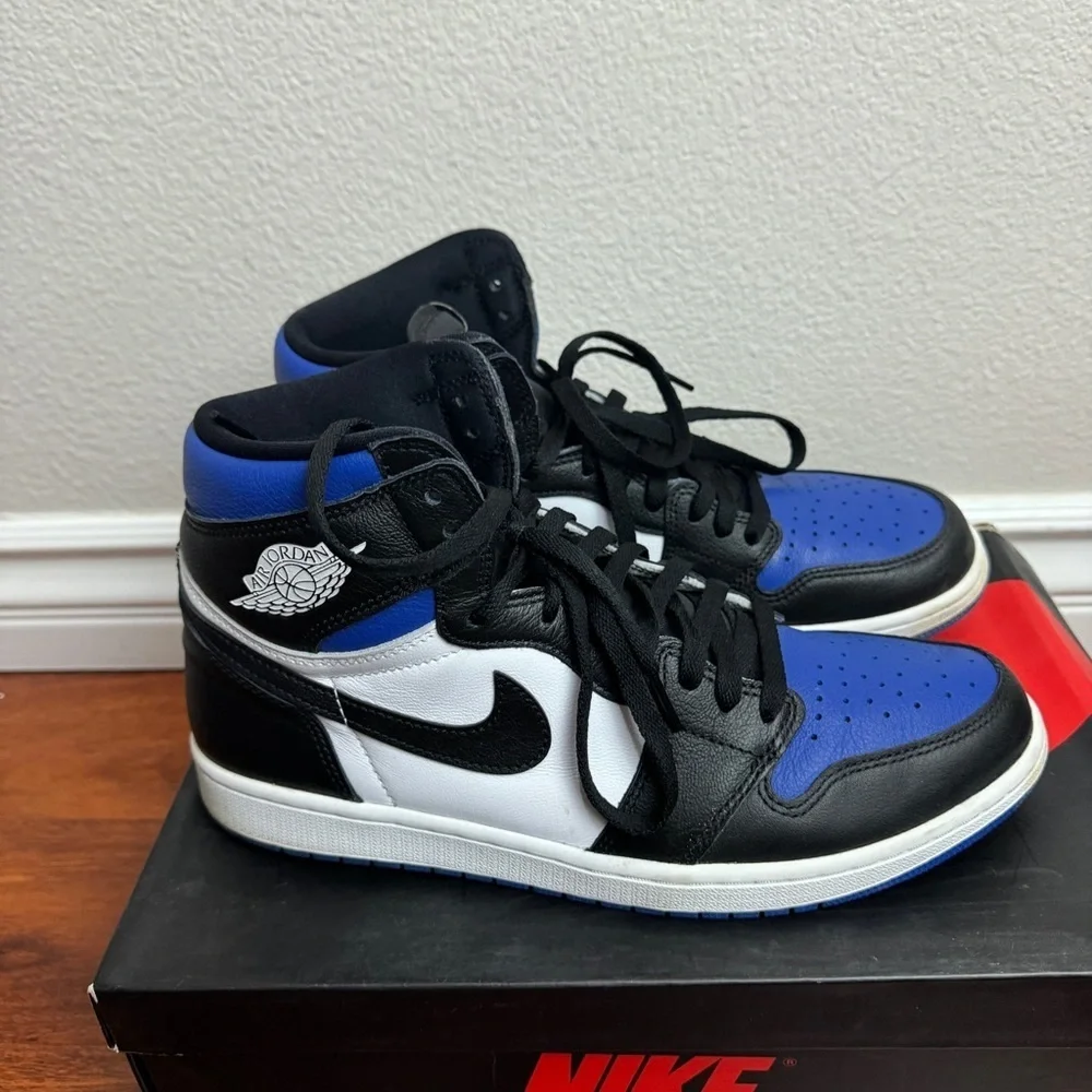 Jordan 1 Retro High Royal Toe Size 11